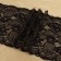 Lace elastic fabric, 220 mm × 2.7 ± 0.5 m, black color