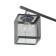 Caucasus "Cube" 8x60W E27 Black 61.5x61.5, x27cm