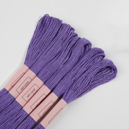 Muline threads 8 ± 1m No. 3746 (nab 6 pcs price for nab) bright violet au-4