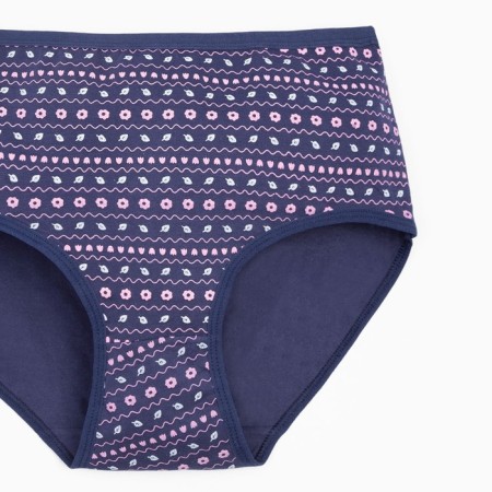 Panties female color dark blue, size 48-50-1