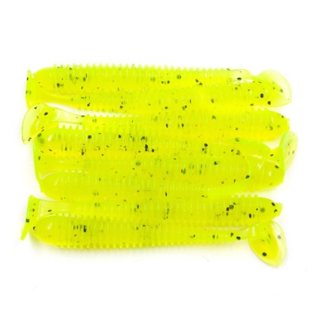 Vibro-high-high Yaman Pro Betta, 8.9 cm, color #10-Green Pepper, packaging 8 pcs.-1