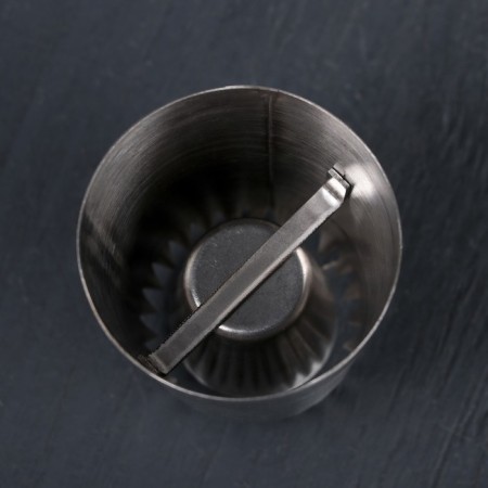 Confectionery nozzle, D = 4.2 cm, 2,7 cm exit, stainless steel-4