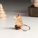 Polystone keychain "Dragon with treasures" mix 2.2x2x3.6 cm