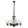 ARUNA chandelier 6x40W E27 Black 67x67x46 cm Bayerlux