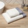 Tenle Love Life "Honey" 50*90 cm, milk, gray, 100% hl, 450 g/m2