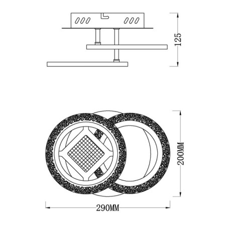 Ceiling lamp MIRA LEDX30W-7