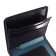 A4 lightning folder, 2 compartments, calligrata, 350 x 282 x 33 mm, plastic, 4 pockets, business class, green metallic