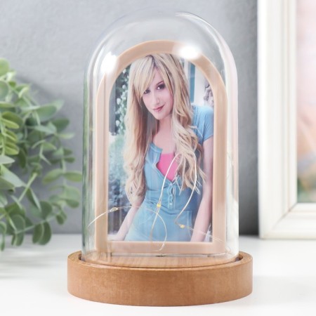 Photo frame 7x12 cm Light "Ark in the flask" from batteries 3xlr1130 11x11x18 cm-4