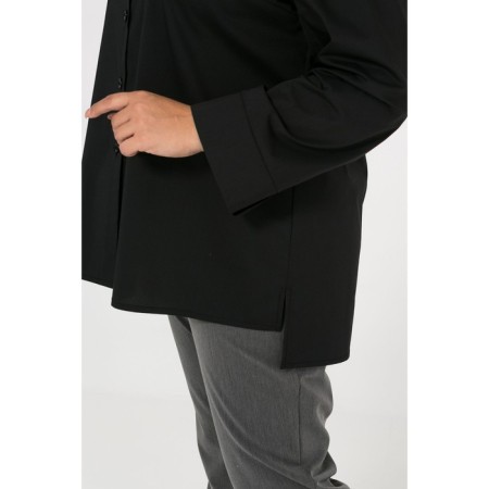 Female shirt, size 52, black color-5