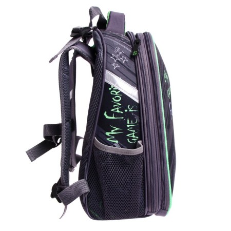 School backpack 38 x 30 x 16 cm, ergonomic back, Stavia Football-3