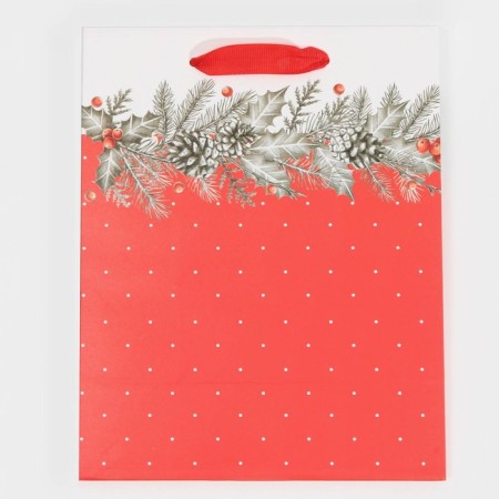 Laminated vertical "spruce branch", MS 18 x 23 x 10 cm, New Year-5