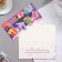 Envenue for money "Gift!" boxes, purple tone, 17x8.8 cm
