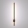Interior backlight Elektrostandard, Cane Led 12 W, 600x55x90 mm, IP20, black color