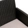 Garden -Kenya chair, weaving: artificial rattan, 57 x 92 x 52 cm