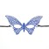 Carnival mask "Butterfly", openwork, color mix