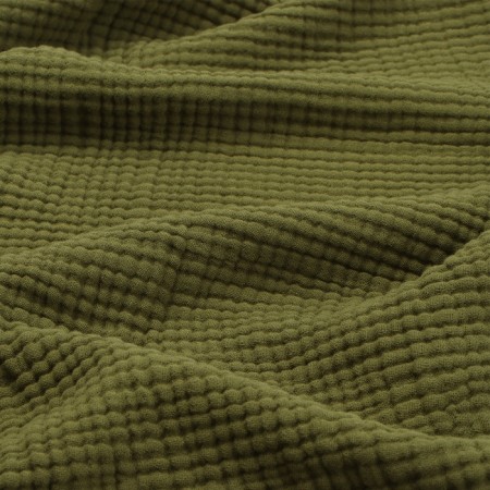 Plaid SL Home 4x layin. Muslin 130*170 cm, central green 100% cotton-9
