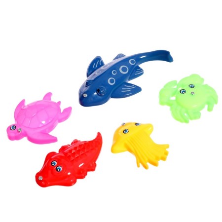 Magnetic fishing "Sea World", 5 fish-1
