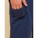 Pants for boys, height 128 cm, dark blue color