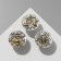 The icon "Signs of the Zodiac" Assorted, gold in silver
