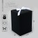 Gift folding box, packaging, “black”, 12 x 18 x 12 cm