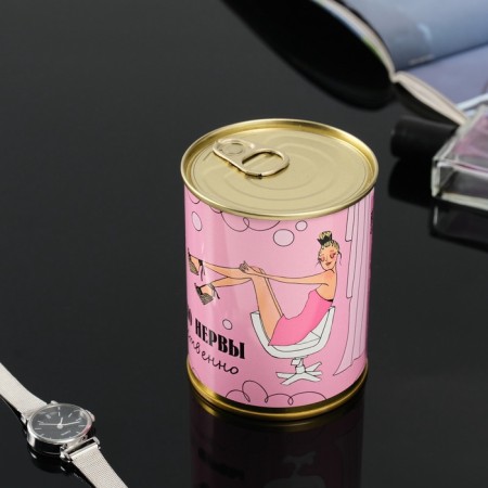 Socks in the jar "Mota nerves of efficient" (inside the socks are female, white color)-2
