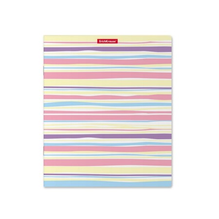 Notebook of 48 sheets in the Pastel Lines cage, cover coated cardboard, offset unit, mix-2
