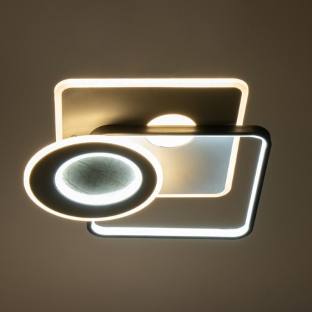 Causteen with PDD "Squares" LED 160W black and white 48x48x6.5 cm Bayerlux-4