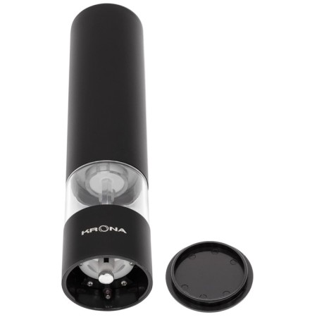 Electric Mill Krona Salz Pfeffer Black, metal, from batteries, black-3