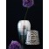 Decorative vase "Ornament", 17.5 × 17.5 × 18 cm, silver color