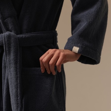 Tainted female bathrobe SL Home: Basic "Riviera", size XL, 100% cotton, 420 g/m2-2