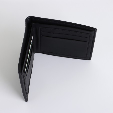 Male purse without fastening, black color-5