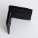 Male purse without fastening, black color