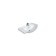 The built -in sink Cersanit Erica Eri80, with 1 hole for the mixer, white color