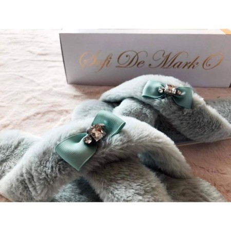 Slippers No. 7 women, size 35.5, menthol color-2