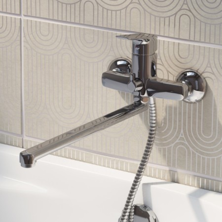 IDDIS VIBSBL2I10WA bathtub mixer, single -leaf, without watering can and hose, chrome-1