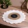 Wicker rug round 35 cm