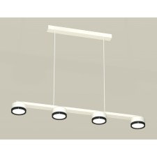 Комплект подвесного светильника Ambrella light, Traditional DIY, XB9151151, 4хGX53, цвет белый песок, чёрный полированный