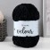 Yarn "Velour" 100% micropoliester 170m/100g (842 black)