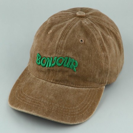 Women's cap bonjour, jeans, rr 56-3