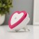 Ночник LED "Сердце" реагирует на темноту 6,5х6,5х2,5 см RISALUX
