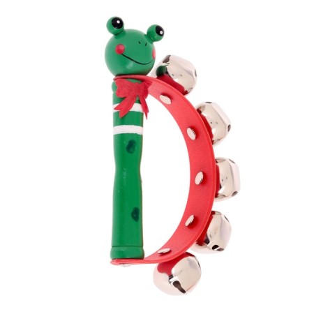 Toy musical tambourine "Beasts" with bells, mix-6