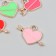 Decor for creativity Plastic for metal "Heart with an arrow" Mix set 6 pcs 0.2x3.4x2.2 cm