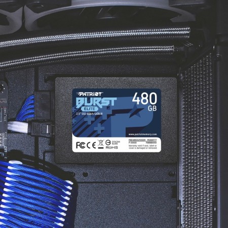 SSD Patriot Sata III 480GB PBE480GS25SSDR BURST ELITE 2.5 "-4