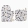 Set of kitchen. Ethel "Triangles": mittens 20x28 cm, take 19x19 cm, 80% HL, 20% PE