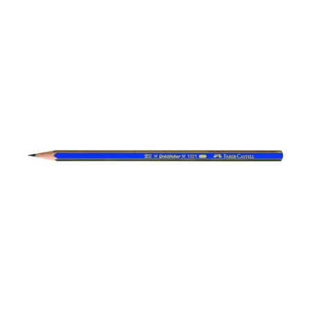 Chernographic pencil Faber-Castell Goldfaber 1221 2b, hexagonal, price for 1 pcs