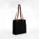 Bag Female Tout with zipper, black color