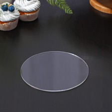 Acrylic substrate, circle d = 15 cm, h = 0.3 cm, the color is transparent