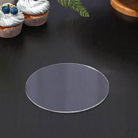 Acrylic substrate, circle d = 15 cm, h = 0.3 cm, the color is transparent