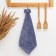 Kitchen towel of the share "Bow" 30*30cm, col. blue, microfiber 100% p/e