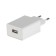 Network charger Byz Day016, 1 USB, 2.4, white
